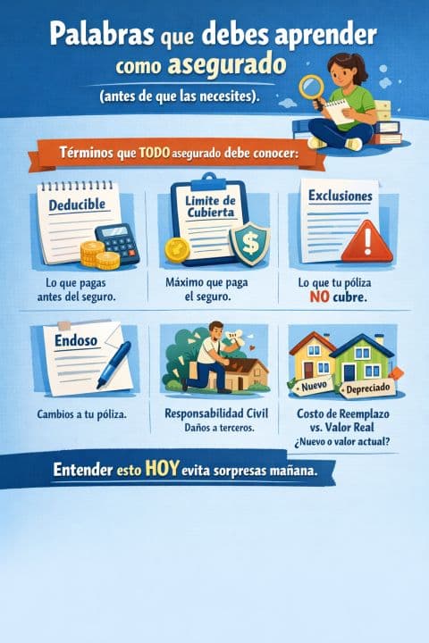Palabras que debes aprender como asegurado (antes de que las necesites) | Lilliam León-Milano, CIC, CISR
