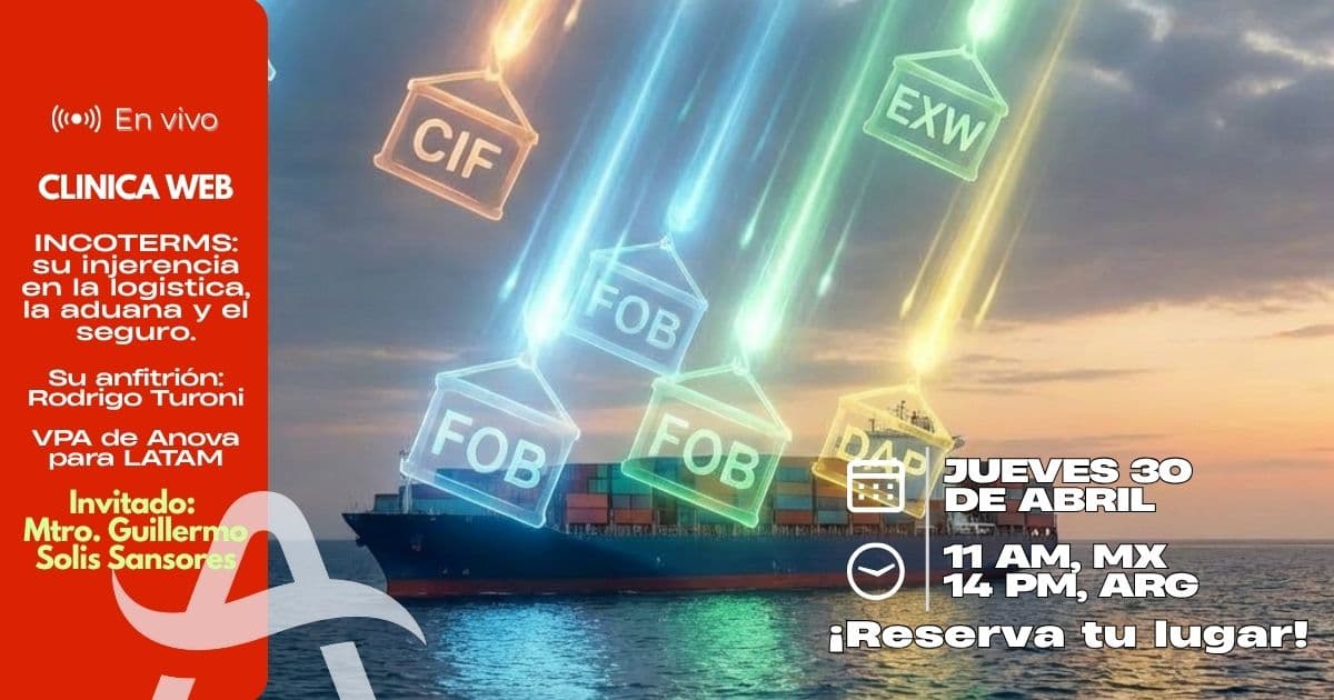 Webinar: INCOTERMS: Su injerencia en la logística, la aduana y el seguro | RODRIGO TURONI / MTRO. GUILLERMO SOLIS